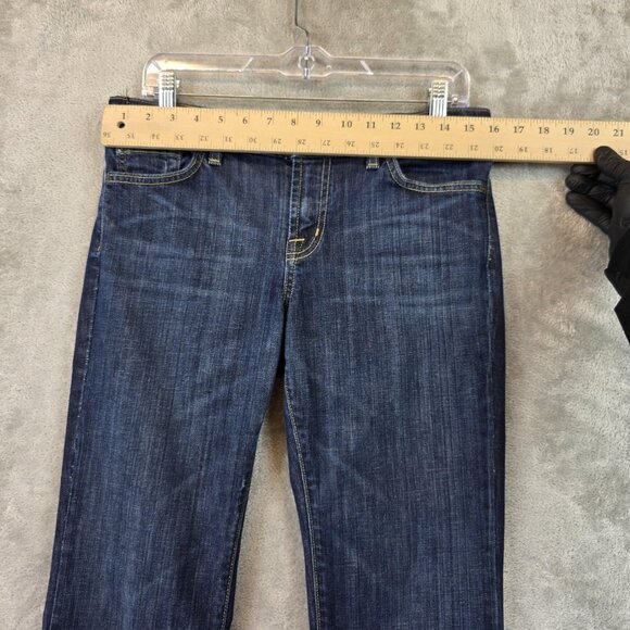 David Kahn Jeans Womens 29 Blue Bootcut Stretch Denim Made in USA Style 3782 - Picture 2 of 13